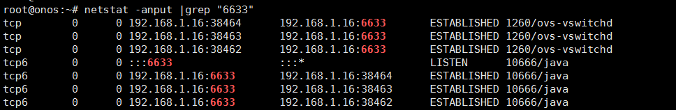 图23. 查看6633端口连接状况
